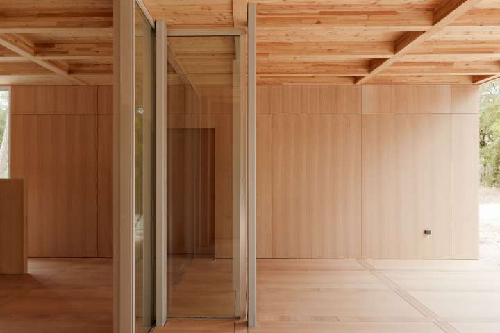 Nicolas Dahan, Ceilings and Floors, Nicolas Dahan wooden villa,  villa en bois, photographie : © Vincent Leroux