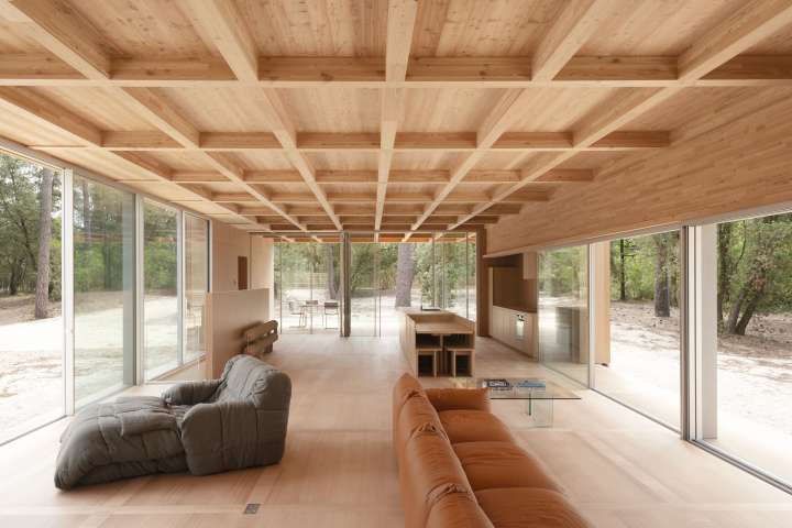 Nicolas Dahan, Wooden Villa, Nicolas Dahan wooden villa,  villa en bois, photographie : © Vincent Leroux