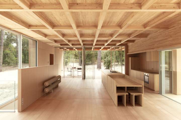 Nicolas Dahan, Wooden Villa, Nicolas Dahan wooden villa,  villa en bois, photographie : © Vincent Leroux