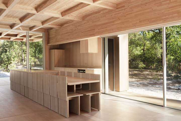 Nicolas Dahan, Wooden Villa, Nicolas Dahan wooden villa,  villa en bois, photographie : © Vincent Leroux