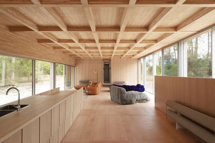 Nicolas Dahan, Wooden Villa, Nicolas Dahan wooden villa,  villa en bois, photographie : © Vincent Leroux