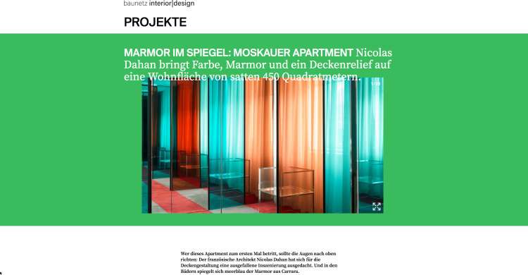 Nicolas Dahan, Press and Awards, Baunetz-id