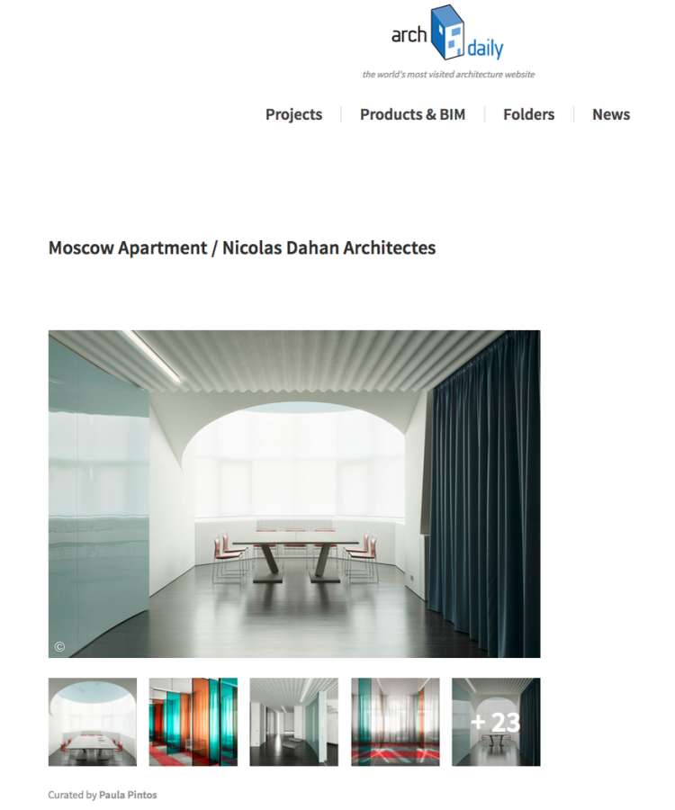 Nicolas Dahan, Press and Awards, Archdaily