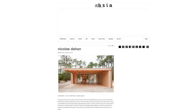 Nicolas Dahan, Press and Awards, Afasia