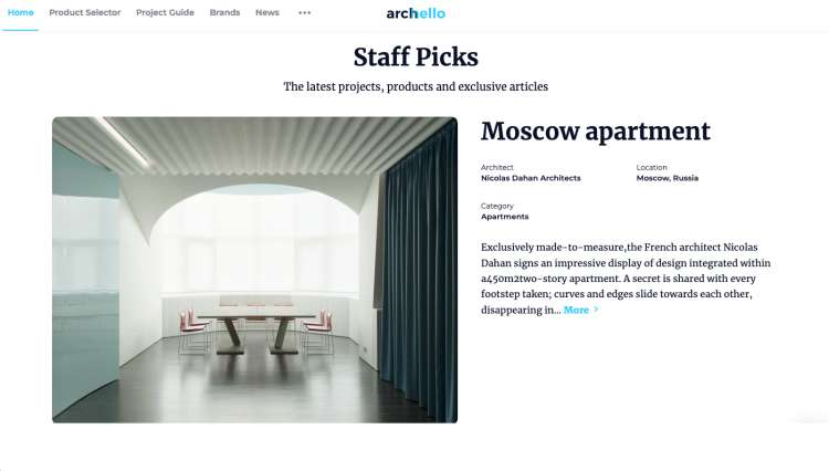 Nicolas Dahan, Press and Awards, Archello