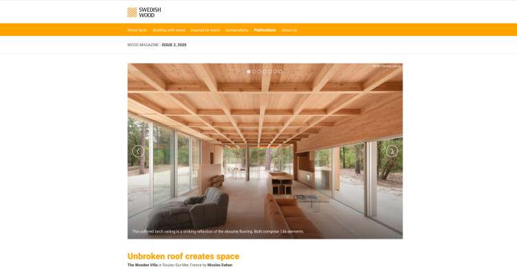 Nicolas Dahan, Press and Awards, SWEDISH WOOD