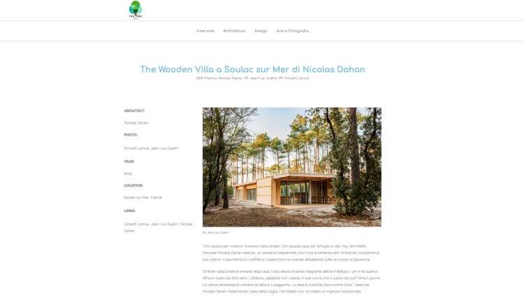 Nicolas Dahan, Press and Awards, The Tree Mag