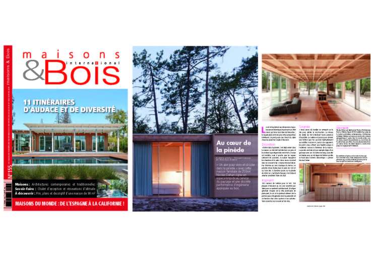 Nicolas Dahan, Press and Awards, maison & Bois n°155 août - septembre 2020, photographie : © vincent leroux